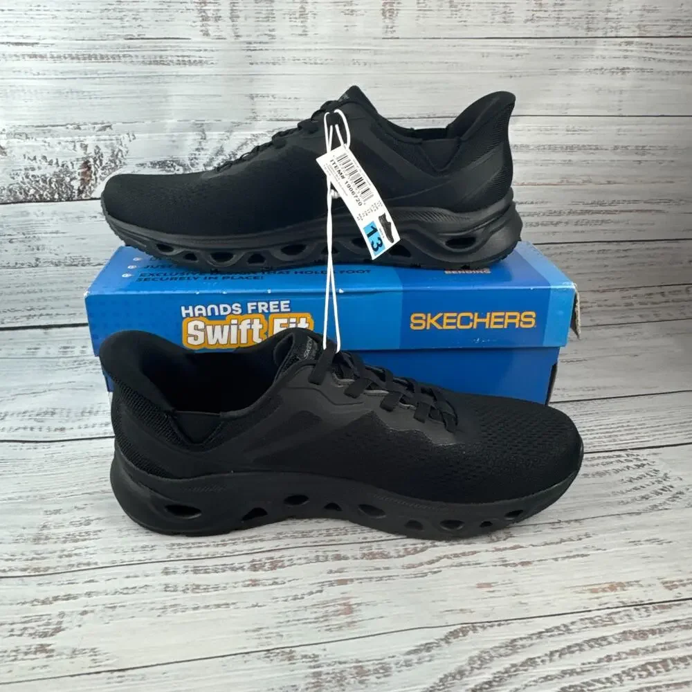 Skechers Hands Free Glide Mens US 13 Lite Shoes Black
